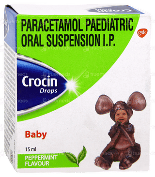 Crocin Peppermint Flavour Oral Drops 15ml