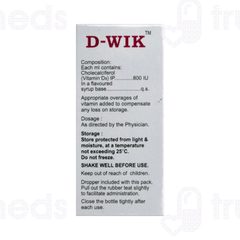 D Wik Orange Flavour Oral Drops 15Ml