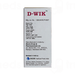 D Wik Orange Flavour Oral Drops 15Ml