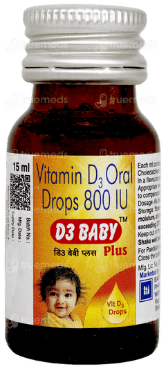 D3 Baby Plus Oral Drops 15ml