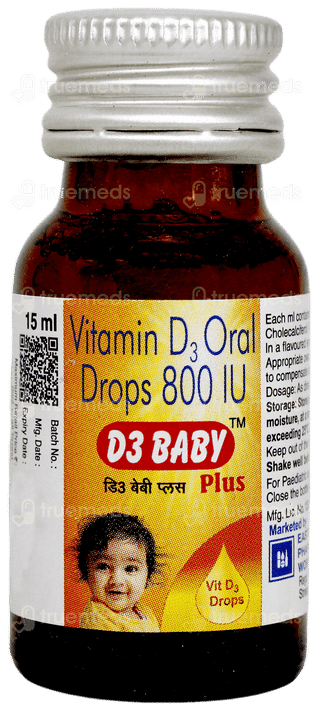 D3 Baby Plus Oral Drops 15ml