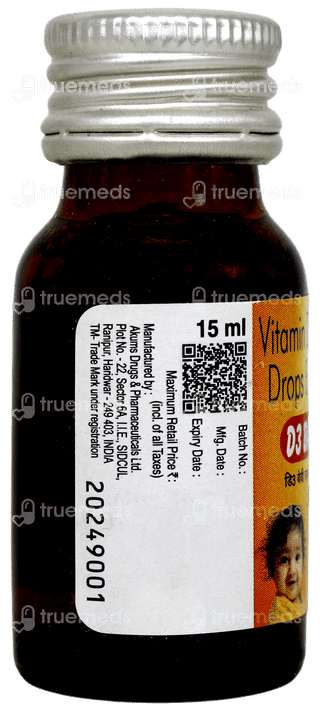 D3 Baby Plus Oral Drops 15ml