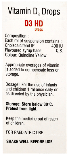D3 Hd Oral Drops 30ml