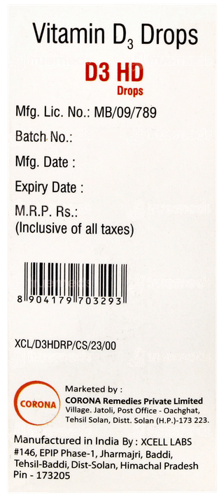 D3 Hd Oral Drops 30ml