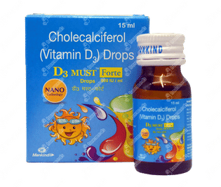 D3 Must Forte 800 Iu Drops 15 Ml - Uses, Side Effects, Dosage, Price ...