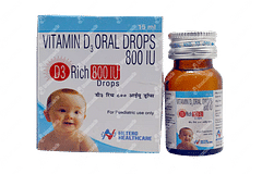 D3 Rich 800iu Oral Drops 15ml