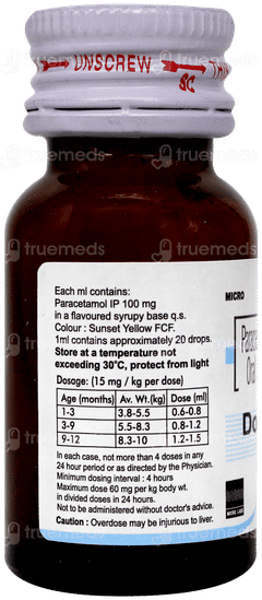 Dolopar Oral Drops 15Ml