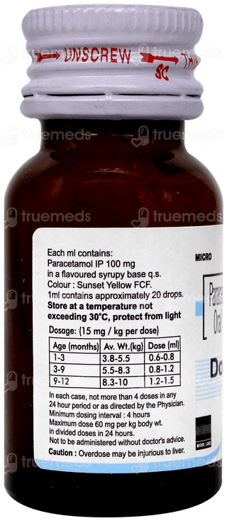 Dolopar Oral Drops 15Ml