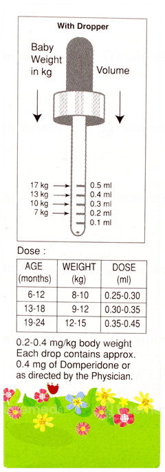 Domstal Baby Strawberry Flavour Oral Drops 5ml