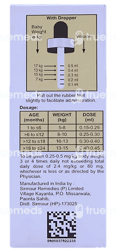 Domways Strawberry Flavour Oral Drops 5ml