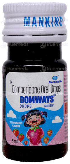Domways Strawberry Flavour Oral Drops 5Ml
