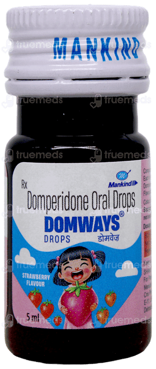 Domways Strawberry Flavour Oral Drops 5Ml