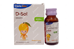 Dsol 400 IU Mango Flavour Drops 30 ML