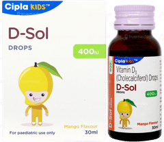 D Sol 400iu Mango Flavour Oral Drops 30ml