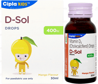 D Sol 400iu Mango Flavour Oral Drops 30ml