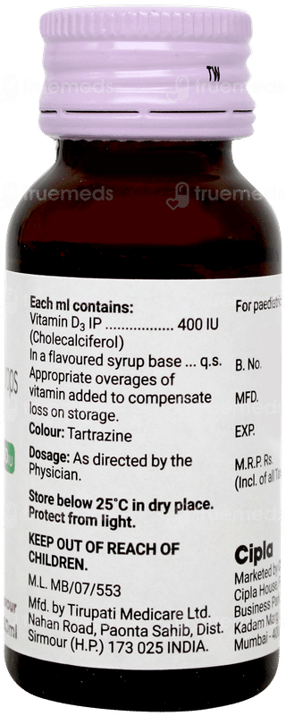 D Sol 400iu Mango Flavour Oral Drops 30ml