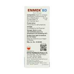 Enmox Bd Eye Drops 5Ml Enmox Bd Eye Drops 5Ml