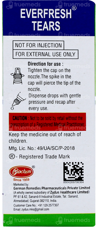 Everfresh Tears Eye Drops 10ml