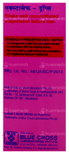 Extacef 50 Mg Drops 10 Ml