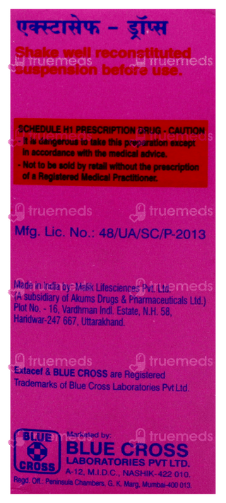 Extacef 50 Mg Drops 10 Ml