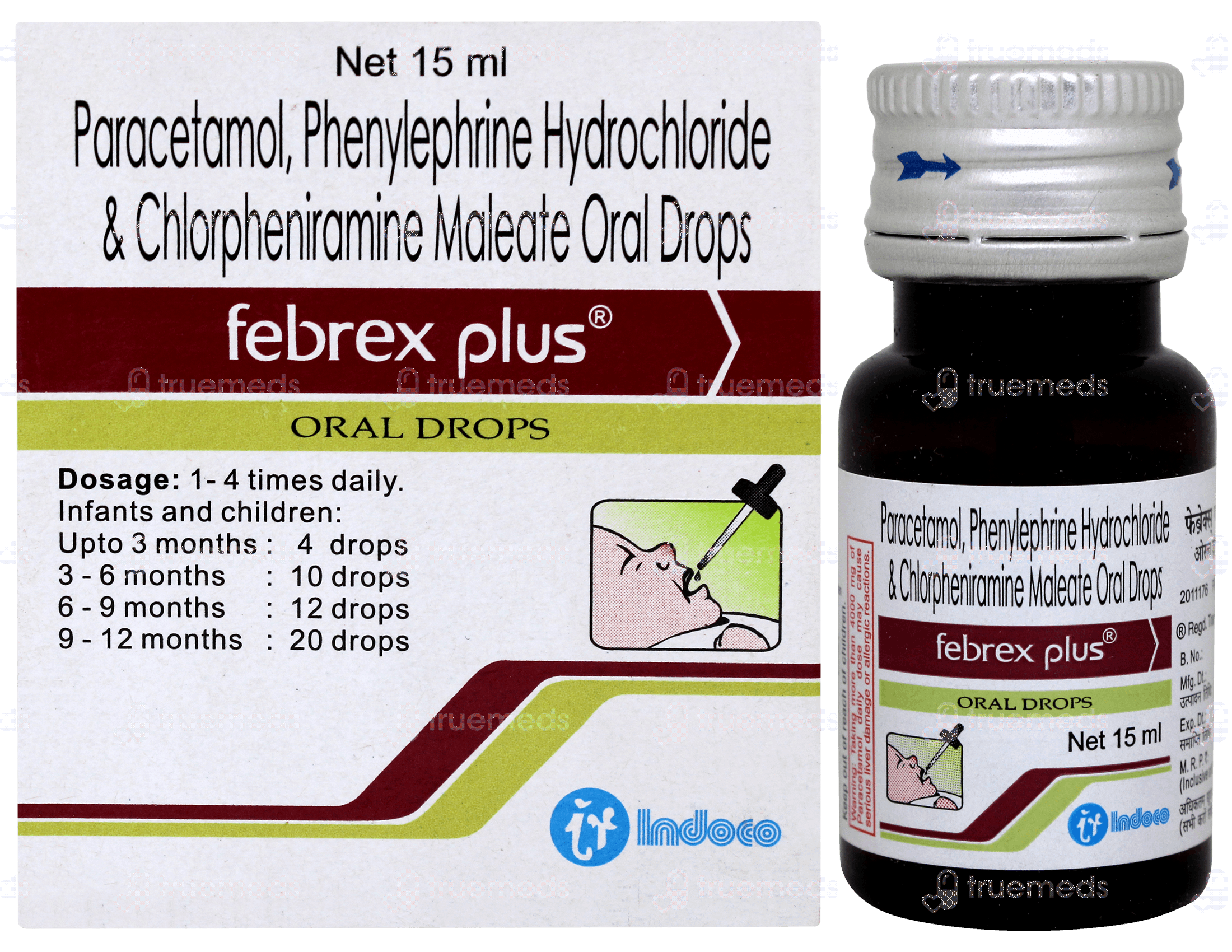 Febrex Plus Oral Drops 15Ml: Uses, Side Effects, Price & Substitutes