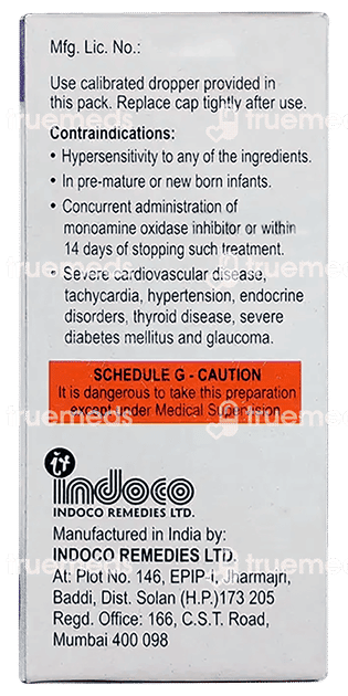 Febrex Api Febrex Plus Af 52 Mg Drops 15 Ml - Uses, Side Effects, Dosage, Price ...