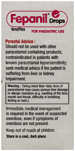 Fepanil Banana Flavour Oral Drops 15Ml