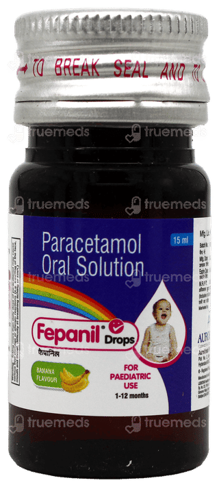 Fepanil Banana Flavour Oral Drops 15Ml