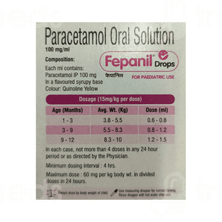 Fepanil Banana Flavour Oral Drops 15ml