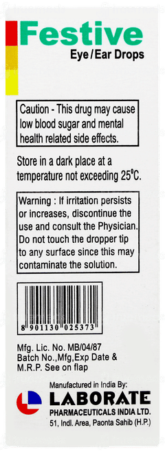Festive Eye/ear Drops 10ml