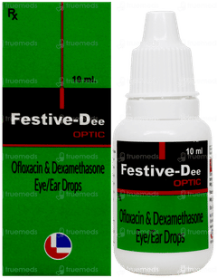 Festive Dee Optic Eye/Ear Drops 10Ml Festive Dee Optic Eye/Ear Drops 10Ml