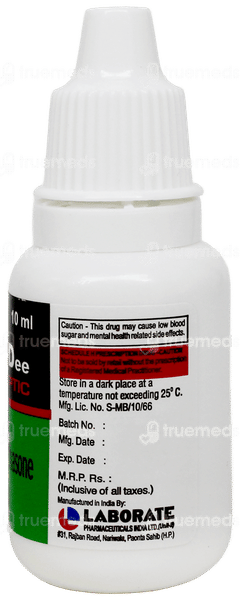 Festive Dee Optic Eye/Ear Drops 10Ml Festive Dee Optic Eye/Ear Drops 10Ml