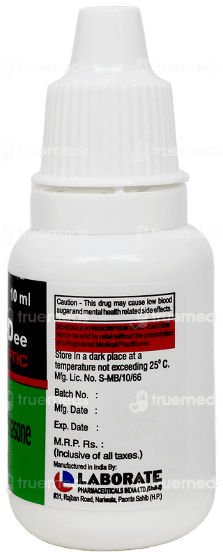 Festive Dee Optic Eye/Ear Drops 10Ml