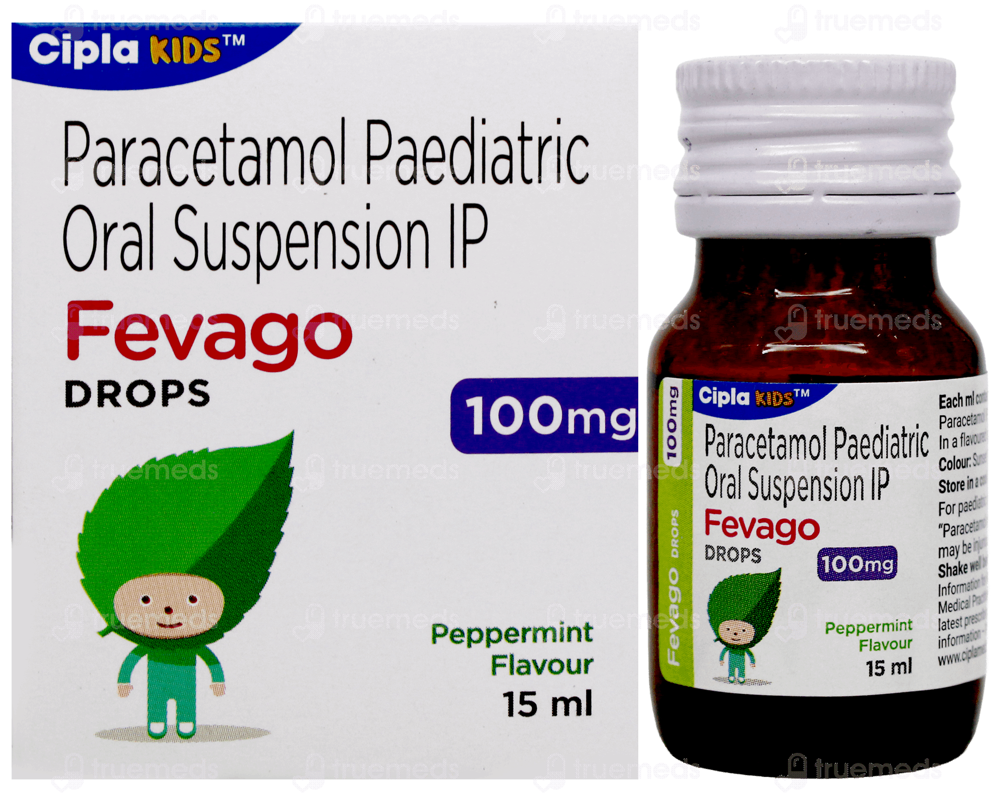 Fevago Fevago 100MG Peppermint Flavour Oral Drops 15ML: Uses, Side Effects ...