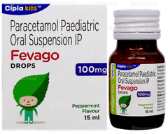 Fevago 100Mg Peppermint Flavour Oral Drops 15Ml