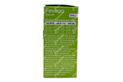 Fevago 100mg Peppermint Flavour Oral Drops 15ml Fevago 100mg Peppermint Flavour Oral Drops 15ml