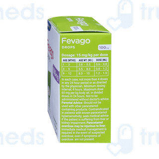Fevago 100mg Peppermint Flavour Oral Drops 15ml