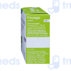 Fevago 100mg Peppermint Flavour Oral Drops 15ml