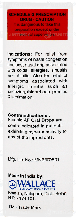 Flucold Af Oral Drops 15ml