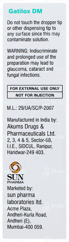 Gatilox Dm Eye Drops 10ml Gatilox Dm Eye Drops 10ml