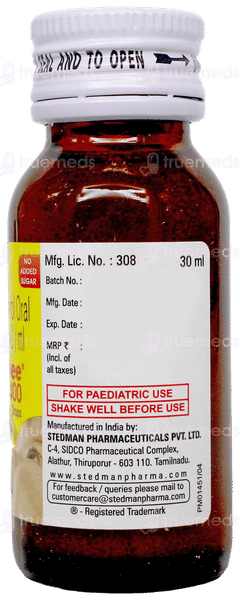 Jusdee 400 No Added Sugar Oral Drops 30Ml