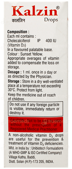 Kalzin Oral Drops 30Ml