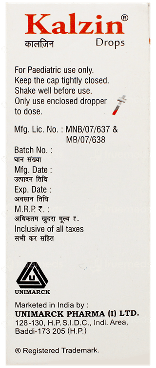 Kalzin Oral Drops 30Ml