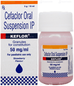 Keflor Strawberry Flavour Suspension 10Ml Keflor Strawberry Flavour Suspension 10Ml