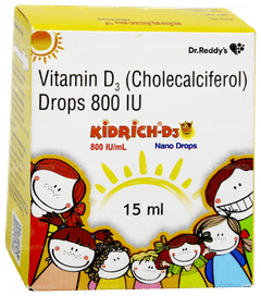 Kidrich D3 800iu Nano Oral Drops 15ml Kidrich D3 800iu Nano Oral Drops 15ml