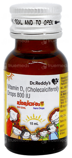 Kidrich D3 800iu Nano Oral Drops 15ml Kidrich D3 800iu Nano Oral Drops 15ml