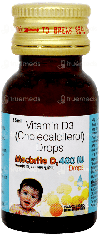 Macbrite D3 400iu Oral Drops 15ml