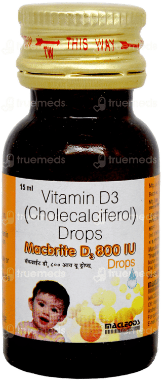 Macbrite D3 800iu Oral Drops 15ml
