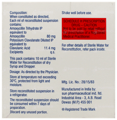 Mox Cv 91.4mg Oral Drops 10ml Mox Cv 91.4mg Oral Drops 10ml