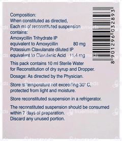 Moxclav Oral Drops 10ml Moxclav Oral Drops 10ml